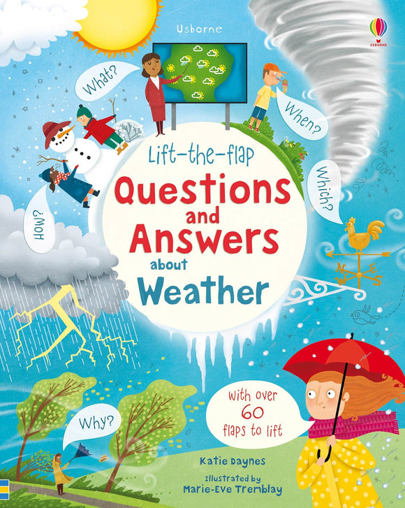 Книга с окошками Lift-the-Flap Questions and Answers about Weather