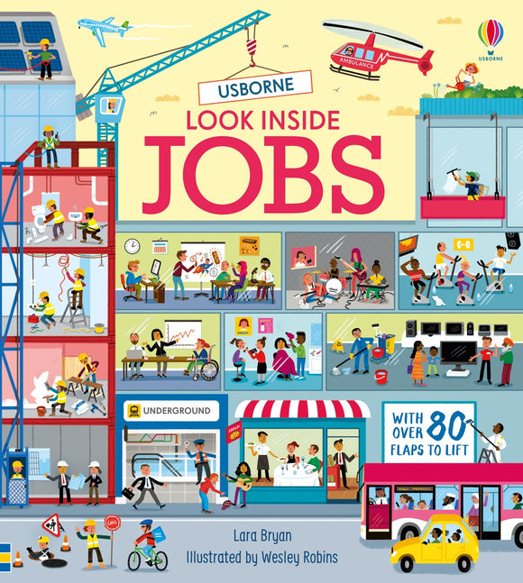 Книга с окошками Look inside Jobs