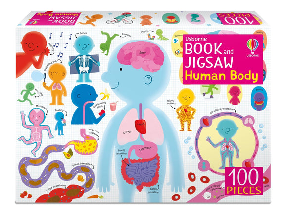 Usborne Book and Jigsaw: Human Body Пазл в наборе с книгой