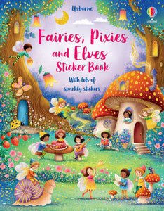 Книга с наклейками Fairies, Pixies and Elves Sticker Book