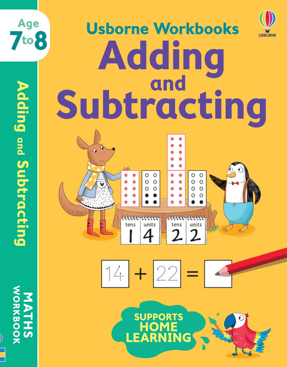 Книга Usborne Workbooks: Adding and Subtracting (Age 7 to 8)