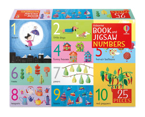 Книга, Пазл Usborne Book and Jigsaw: Numbers