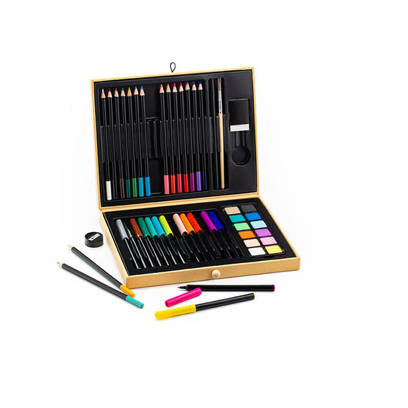 Художественный набор Djeco: карандаши, фломастеры, краски