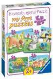 Набор пазлов Ravensburger «Милые животные», 2/4/6/8 элементов