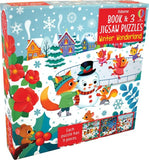 Книга, Пазл Usborne Book and 3 Jigsaws: Winter Wonderland