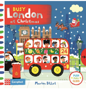 Книга с движущимися элементами Busy London at Christmas