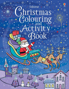 Книга-раскраска Christmas Colouring and Activity Book